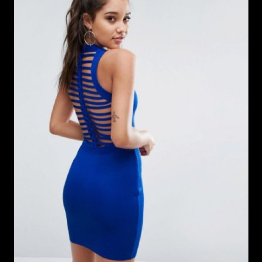 WOW COUTURE bandage dress black size: small